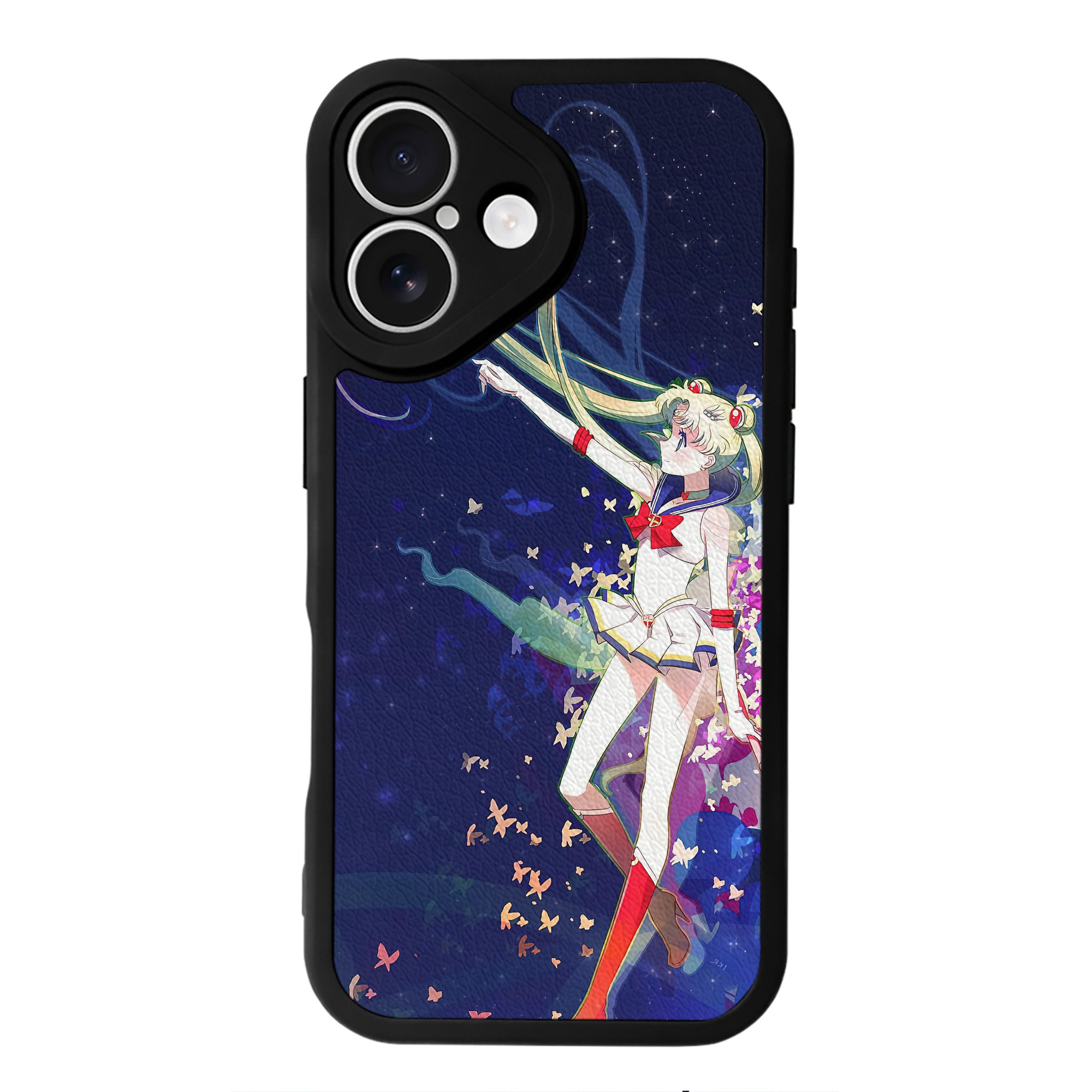 （画像用） 美少女戦士セーラームーン Sailor Moon 【iPhone 16シリーズ対応】シリコンスマホケース（レザー調） 材質：シリコン